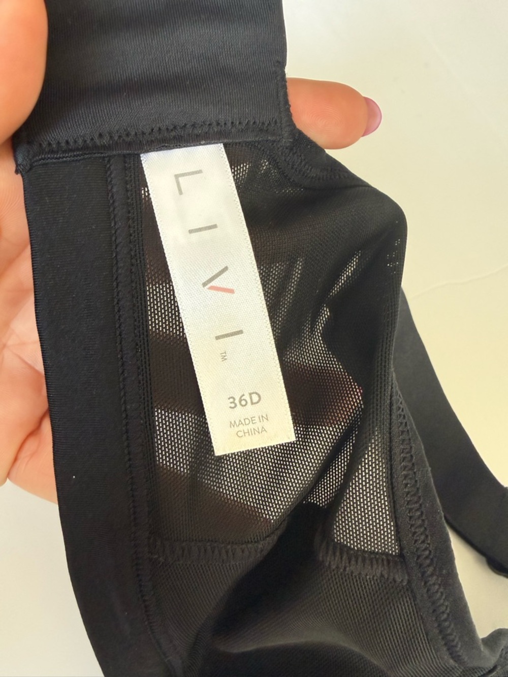Livi Active Black High-Support Sports Bra - Picture 3 of 7